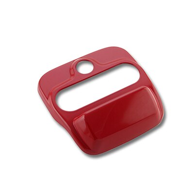 Car Decoration Styling Accessories For Smart 453 Fortwo Carbon Fiber Car Roof Reading Light Lamp Sticker Cover: Red