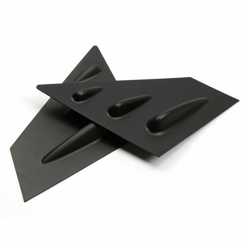 Car ABS Matte Black Side Window Louver Window Shutter Cover Trim for Subaru WRX STi