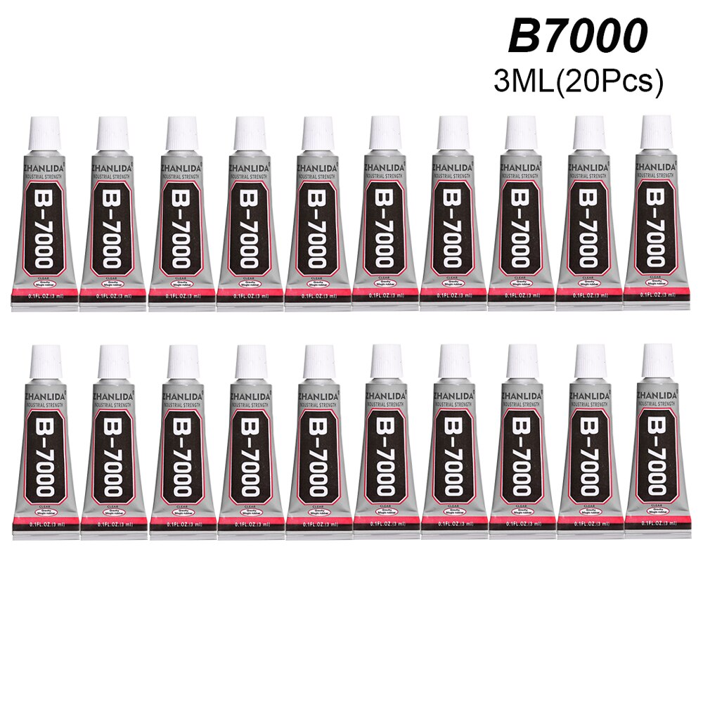 10 pz 3ml E8000 colla resina epossidica tessuto strass scuola Scrapbooking B7000 adesivo Super forte B6000 trasparente cianoacrilato 502