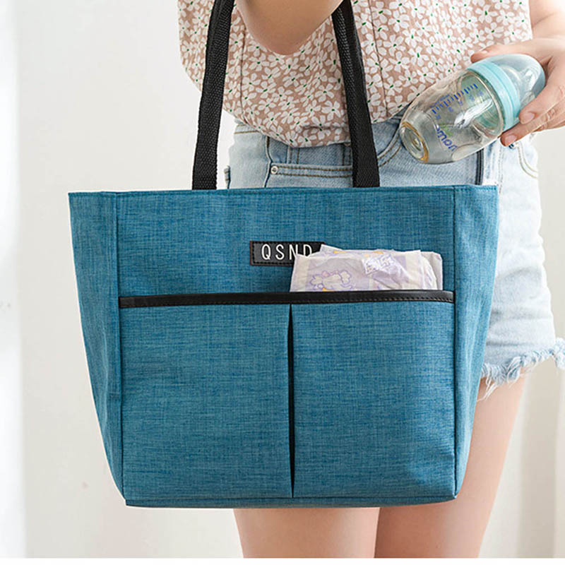 Isolert matpose termiske tote bags matboks bærbare termisk mat piknik lunsj poser for kvinner barn