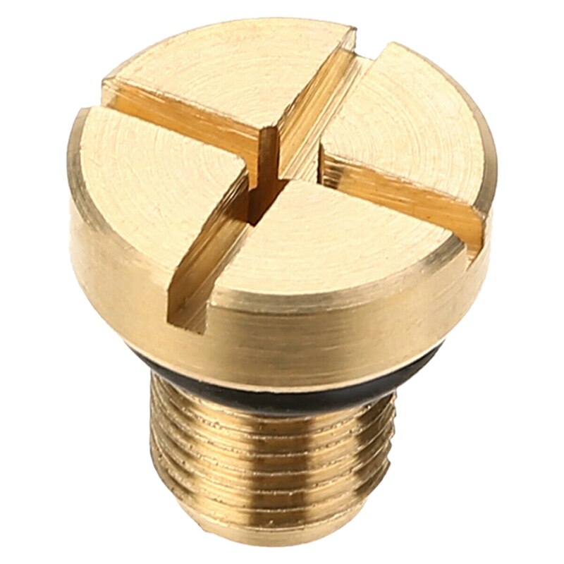 Tornillo de purga para depósito de expansión de refrigerante, 17111712788 desbordamiento del radiador, dorado, E39 E36 E46 para BMW, Etc.: Default Title