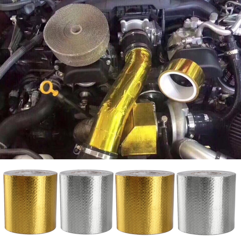 Selbst-adhesive Wärme Resistant Band Thermische Barriere Folie Band Wärme Reflektierende Klebstoff Wärme Abschirmung Band für Auto Teile