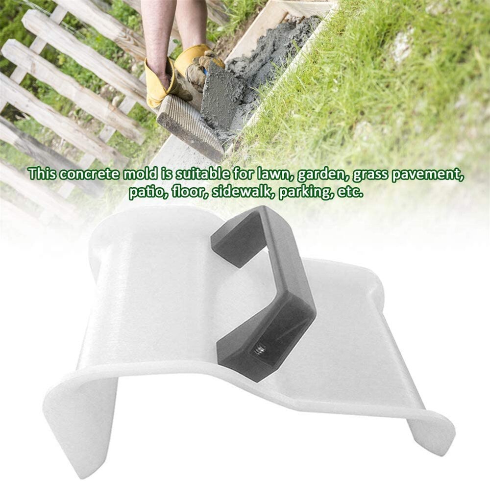Concrete Trowel with Plastic Handle, Masonry Hand Trowels Concrete Making Mold Concrete Finishing Trowel Garden Landscape Path M