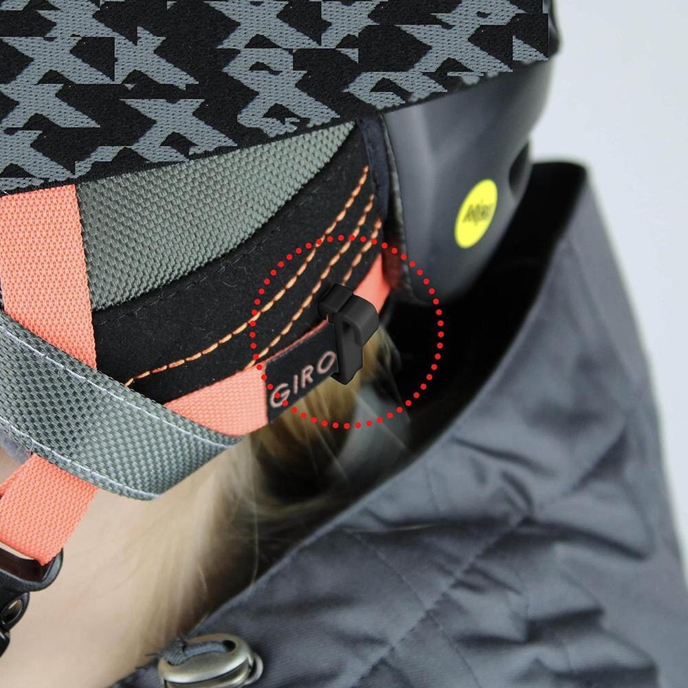 Ski Helmet Mask Holder Plastic Multipurpose Helmet Mask Clip Easy Mounting For Outdoor Cycling Skiing Climbing Sports
