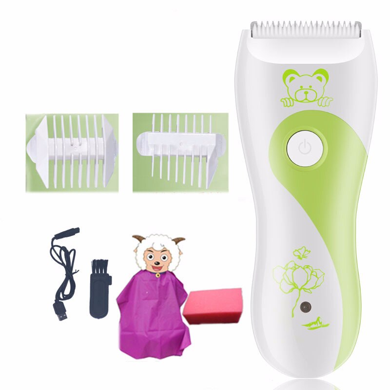 Usb Oplaadbare Baby Elektrische Tondeuse Set Draadloze Tondeuse Voor Kid Zuigelingen Peuters Haar Dagelijkse Verzorging Mute Tondeuse: A2