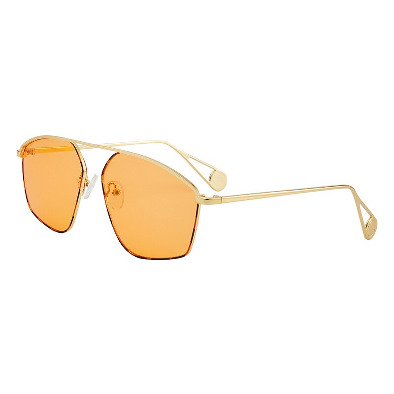 Zonnebril dames gepolariseerde zonnebril  uv400 zonnebrillen voor rijden feminino stijl bril heren luxe oculos de sol: Oranje