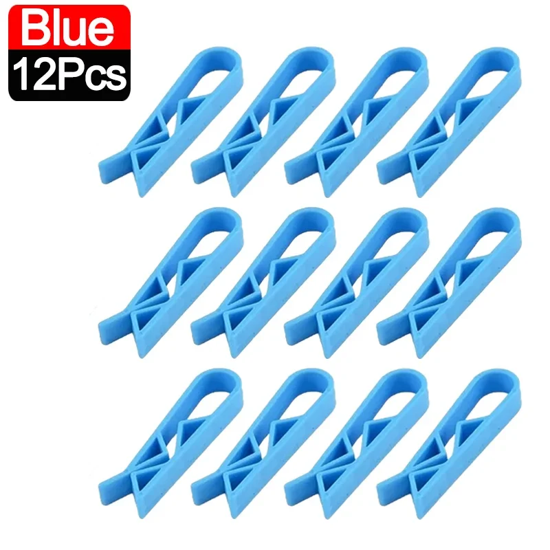 2-50pcs Waste Basket Can Fixation Clip Rubbish Bag Clips Practical Garbage Bag Anti-Slip Holder Clamp Snack Bag Sealing Tools: Ivory