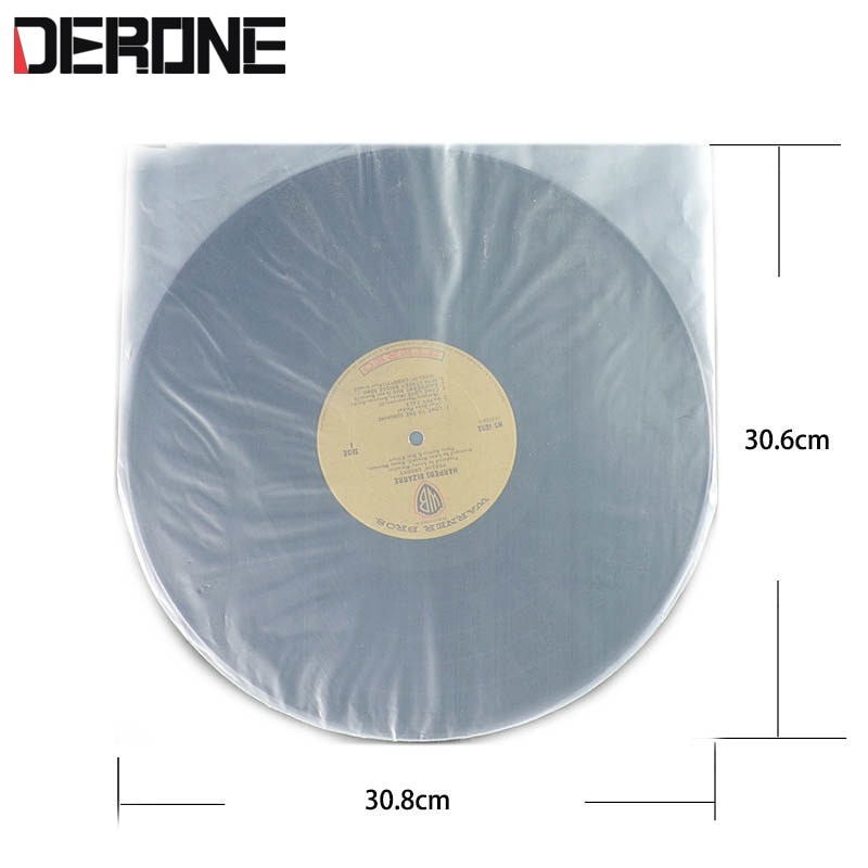 50 Stuk Draaitafel Accessoires Lp Vinyl Record Bescherming Plastic Zak Voor Draaitafel Lp Vinyl Records 30 Cm * 30 Cm