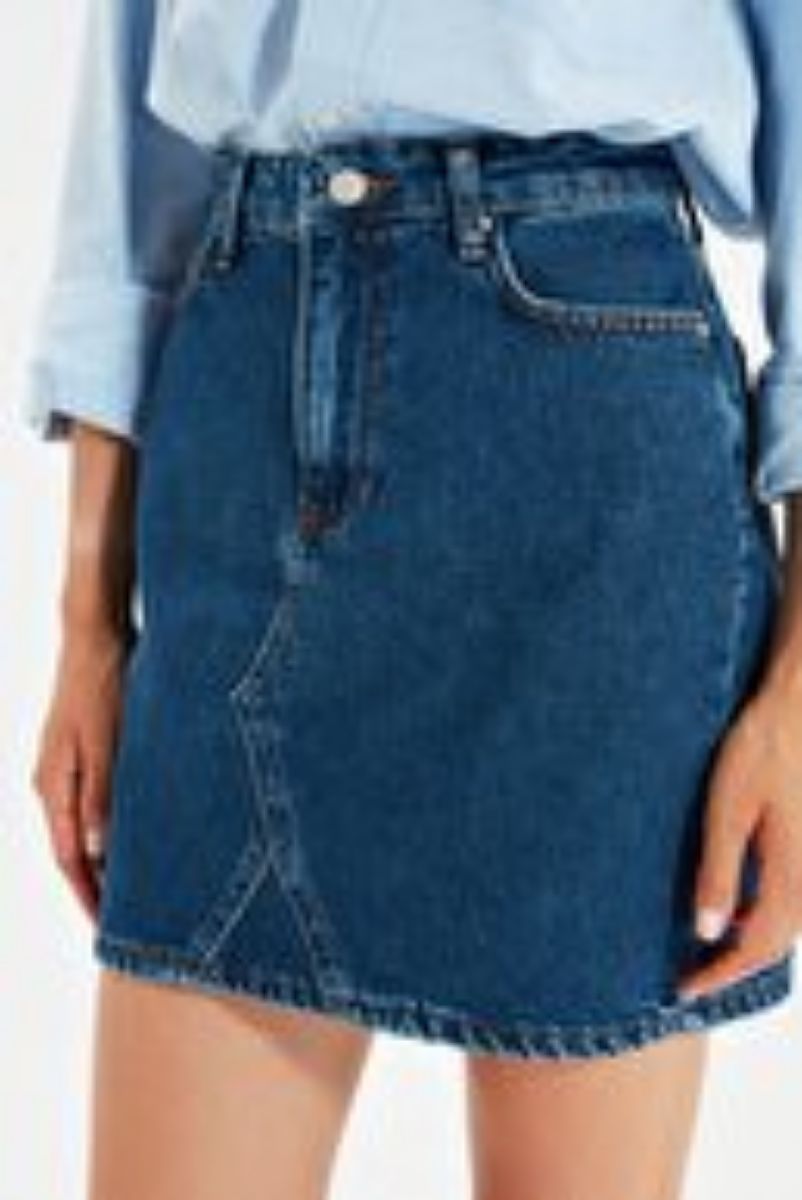 Indigo Basic Mini Denim Rok