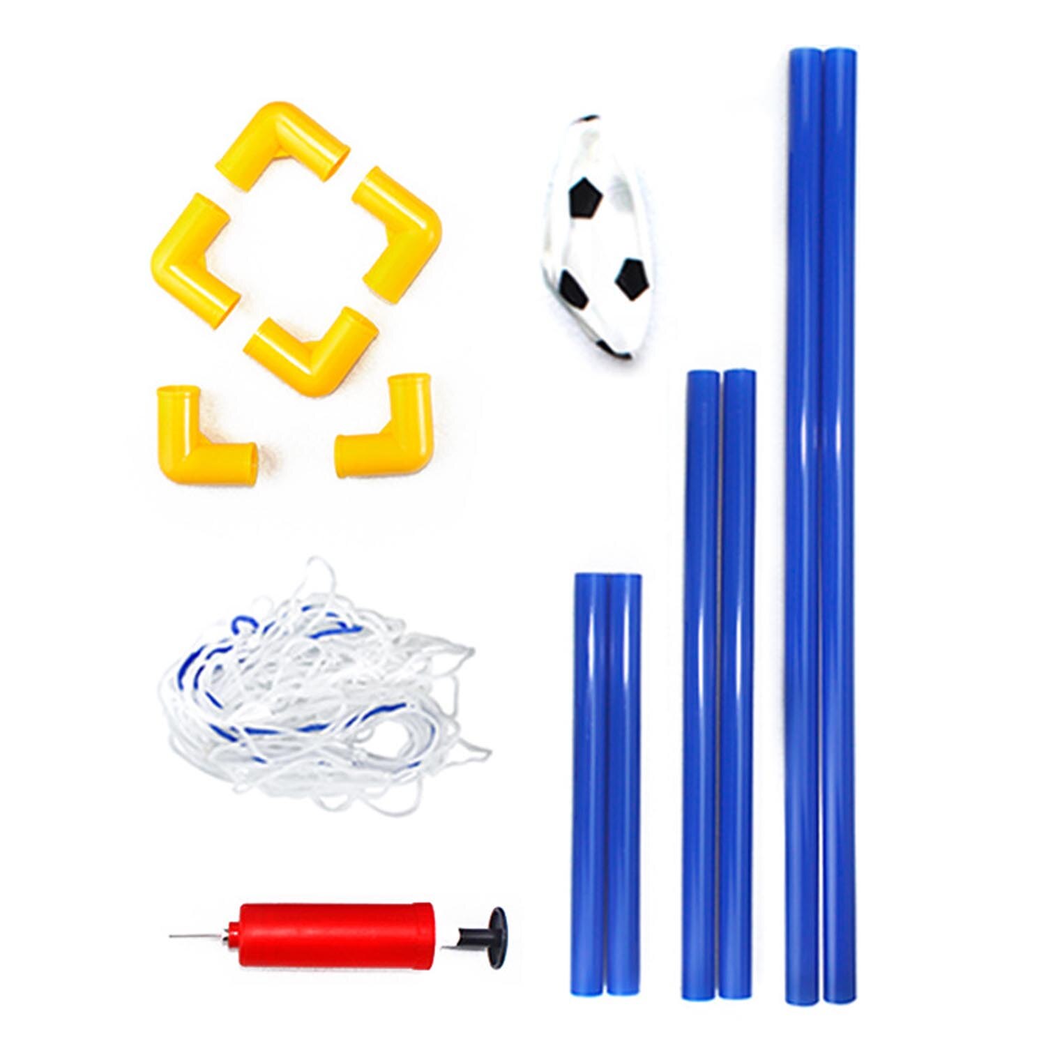 Kinderen Vouwen Voetbal Doel Set Met Bal Luchtpomp Voor Kinderen Parken Strand Outdoor Indoor Sport Spel Speelgoed 44.7X25.2X31.8 Cm