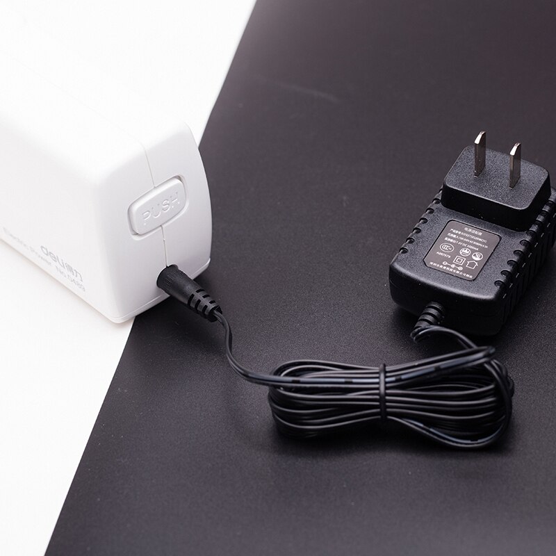 Deli Electric Stapler Machine Rechargeable Battery Automatic Electric Stapler Stationery Office Accessories School
