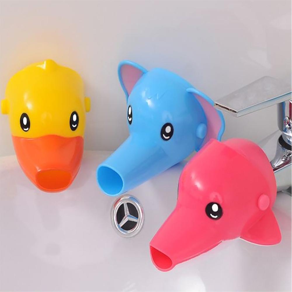 3pcs Cute Faucet Extender Water Saving Cartoon Faucet Extension Tool Help Children Washing hands Bathroom Shower Tool