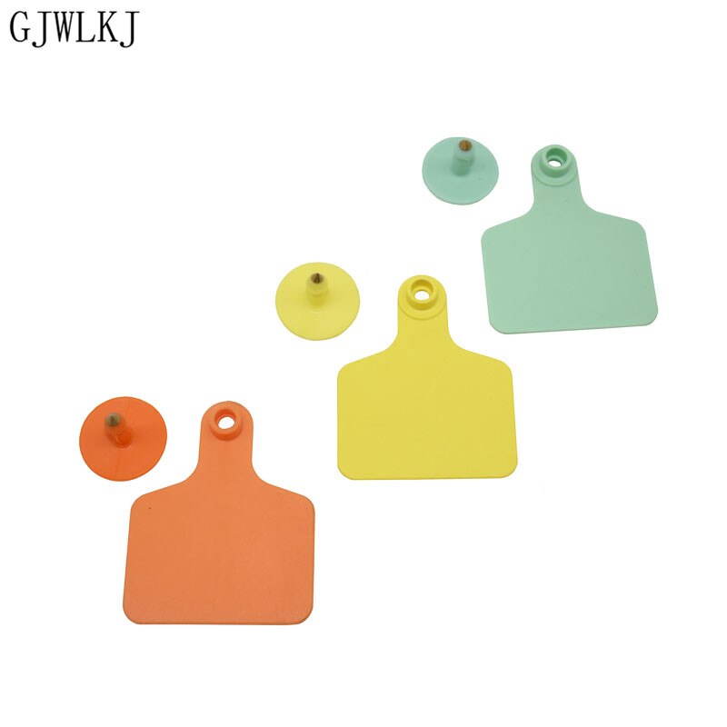 20 zestawów z wysokiej jakości TPU bydła kolczyków i niemy głowy miedzi kolczyki zwierząt gospodarskich identyfikacji karty zwierząt dostaw