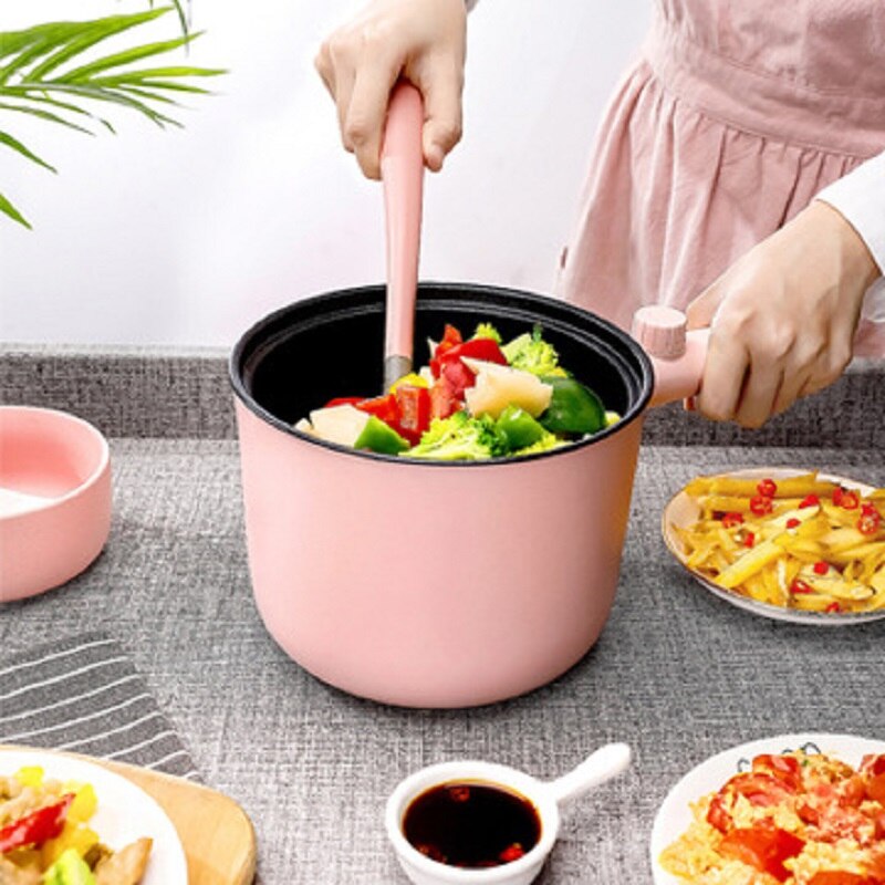 220V Multi-Funktion Elektrische Pfanne Kochen Nicht-Stock Kochen Brei Heißer Topf sofortig-nudeln Topf