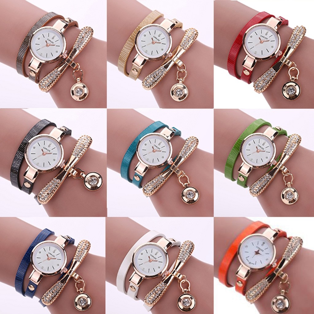 Women watches Leather Analog Quartz Watches brand sport ladies digital Bracelet wirst watch clock for girl Female