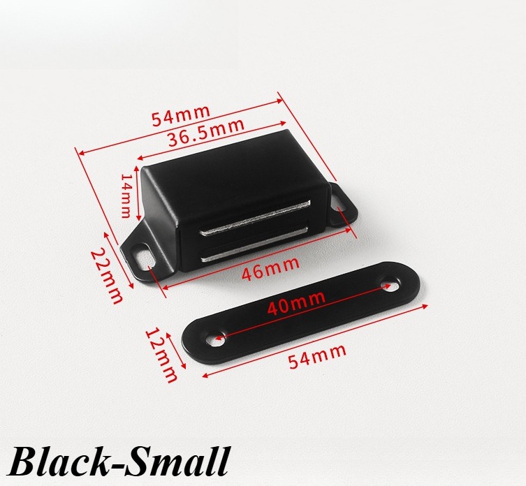 1 stk. magnetlås til køkkenskabslåger i rustfrit stål til tv-bord, skab og andre møbler, skuffedør: Grøn