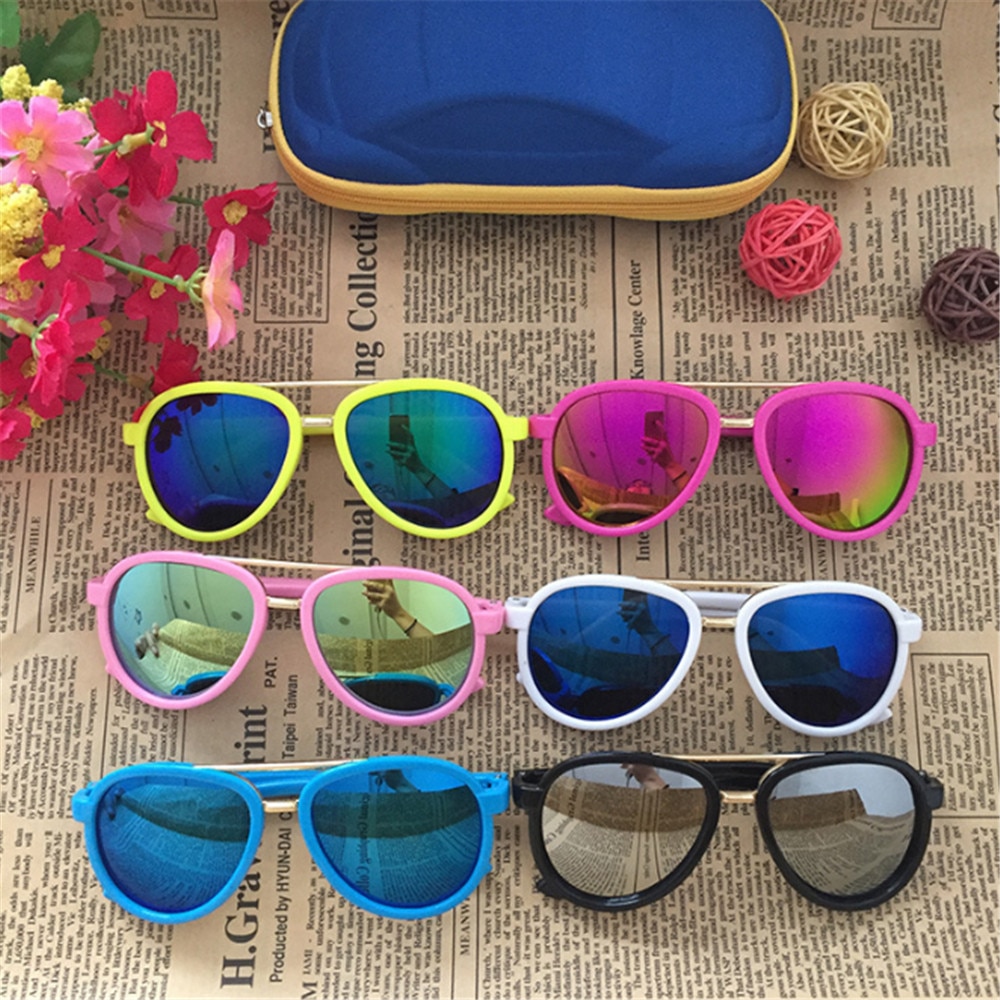Børns solbriller mærke børns solbriller anti-uv baby stilfulde briller pige dreng briller  uv400
