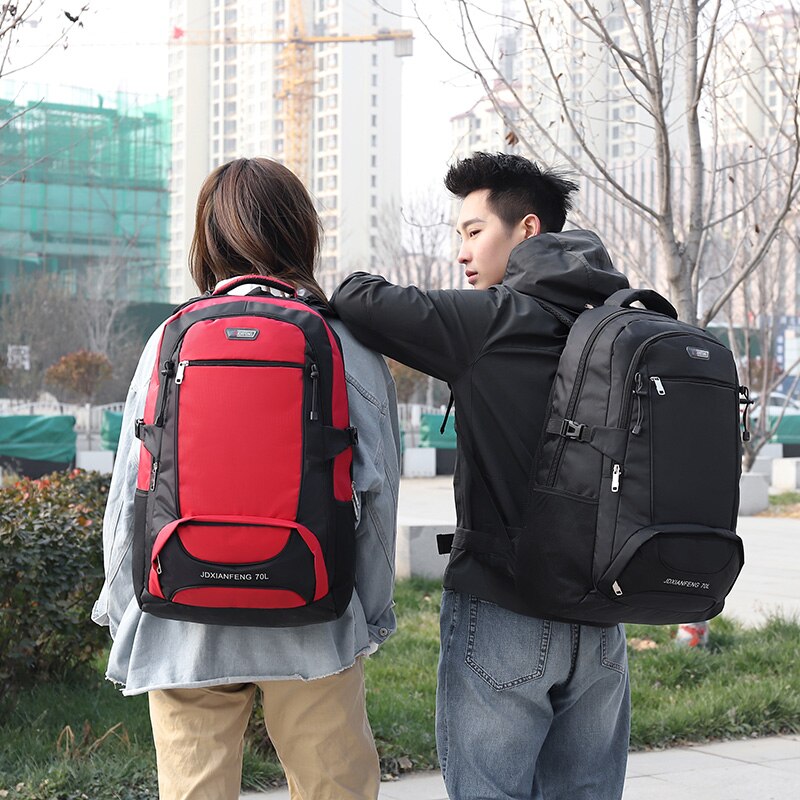 Outdoor Camping Mountaineering Travel Bag Men's Thickened Nylon Waterproof Luggage Bag Sports Bag