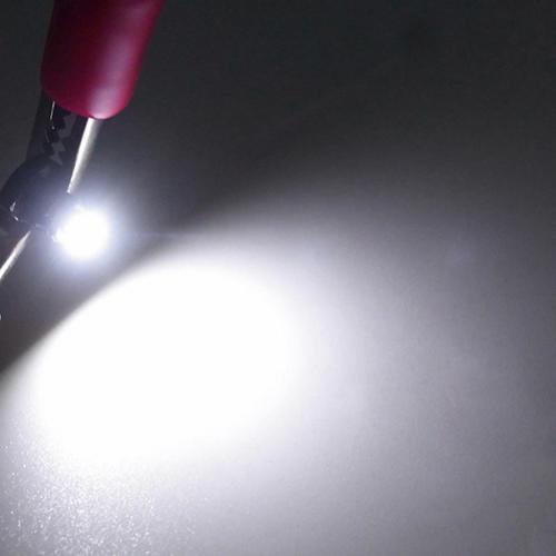 10 Pcs T4.2 12V LED Bulb Car Instrument Dashboard Meter Panel Lights Lamps Automotive Interior Decorative Light: White