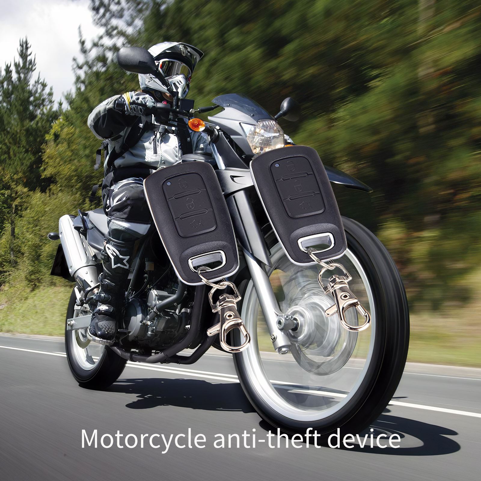 La motocicleta de sistema de alarma para coche Kit Central remoto de coche de Control remoto durable automático de bloqueo de alarma de coche sistema Anti-robo