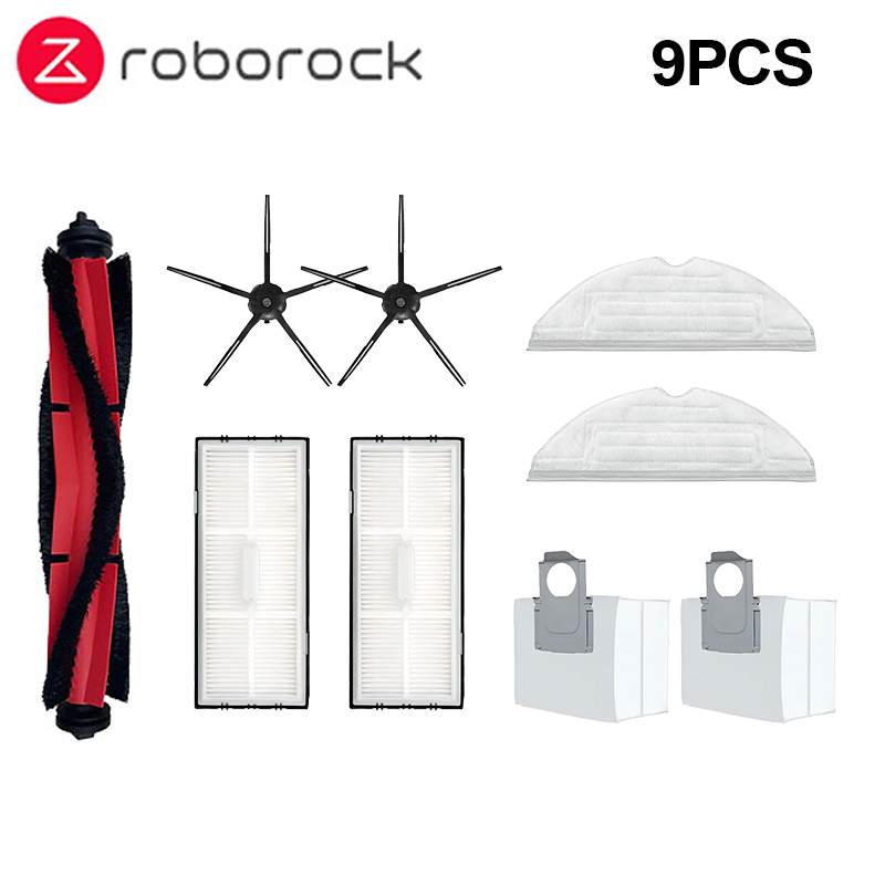 Roborock S7 MaxV ultra S7 pro ultra robot Aspirapolvere Accessori S7 MaxV più Spazzola laterale principale Mocio Filtro Hepa Parti del sacchetto per la polvere: Viola