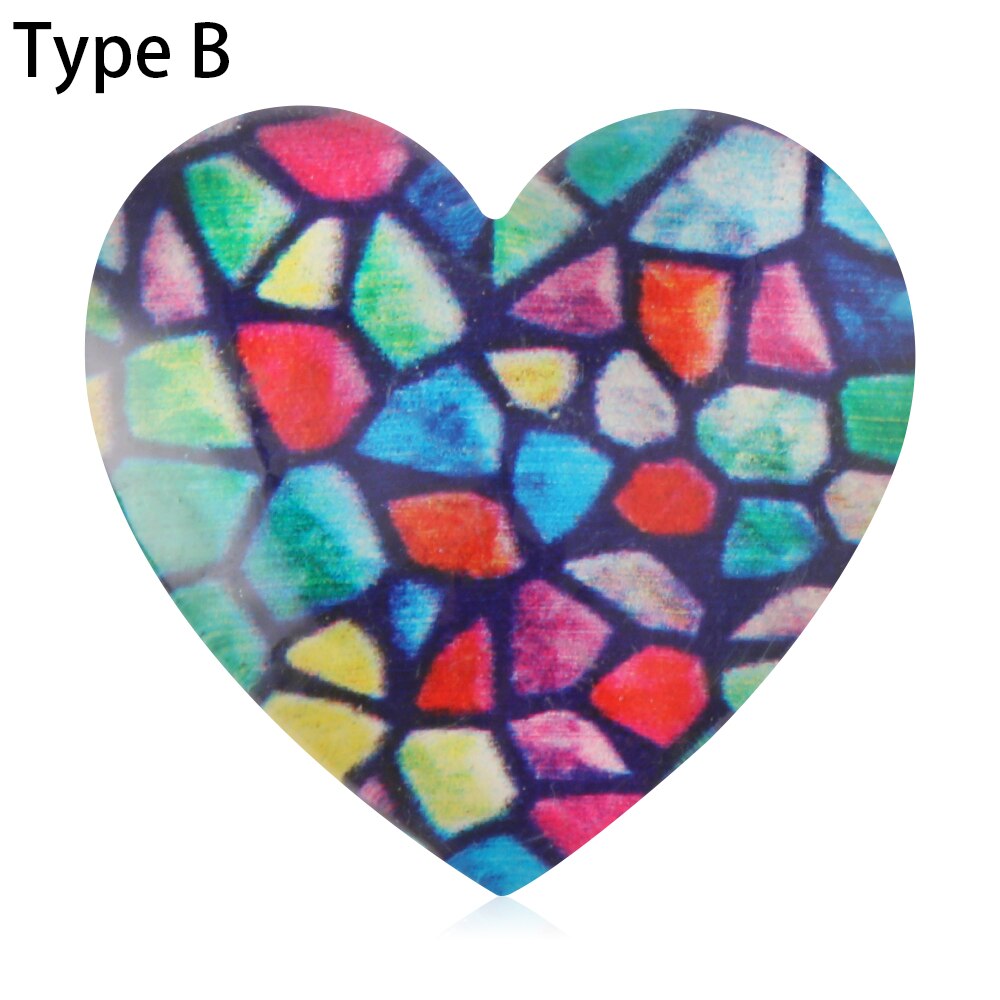 Heart shaped Diamond Painting Magnet Cover Minders Diamond Painting Tools Parchment Paper Cover Holder Diamond Accessories: Type B