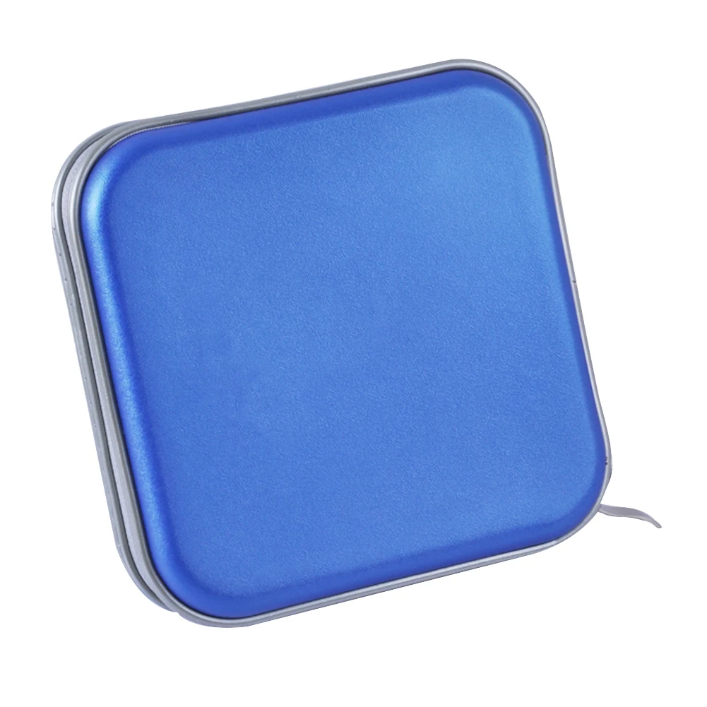 Tragbare 40 stücke Kapazität Disc CD DVD Brieftasche Speicher Organizer Fall halter: Blau