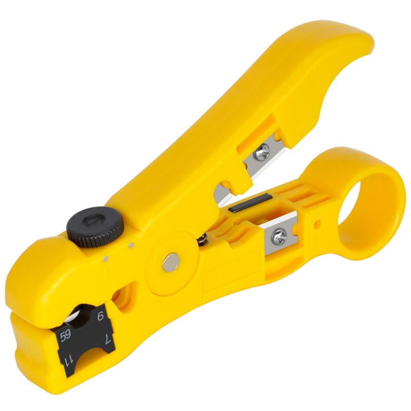 CNCOB-pelador de cables automático, herramientas de pelado eléctrico para UTP/STP RG59 RG6 RG7 RG11, cortador multifuncional