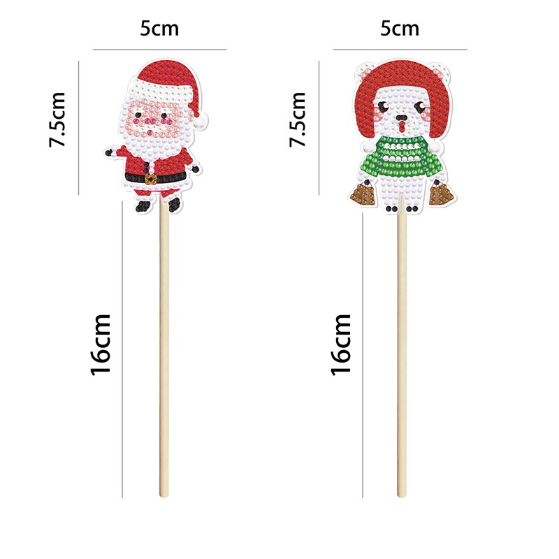 DIY diamond painting potted plant decoration stick sunflower rose flower birthday flower pot decoration: HBJ10