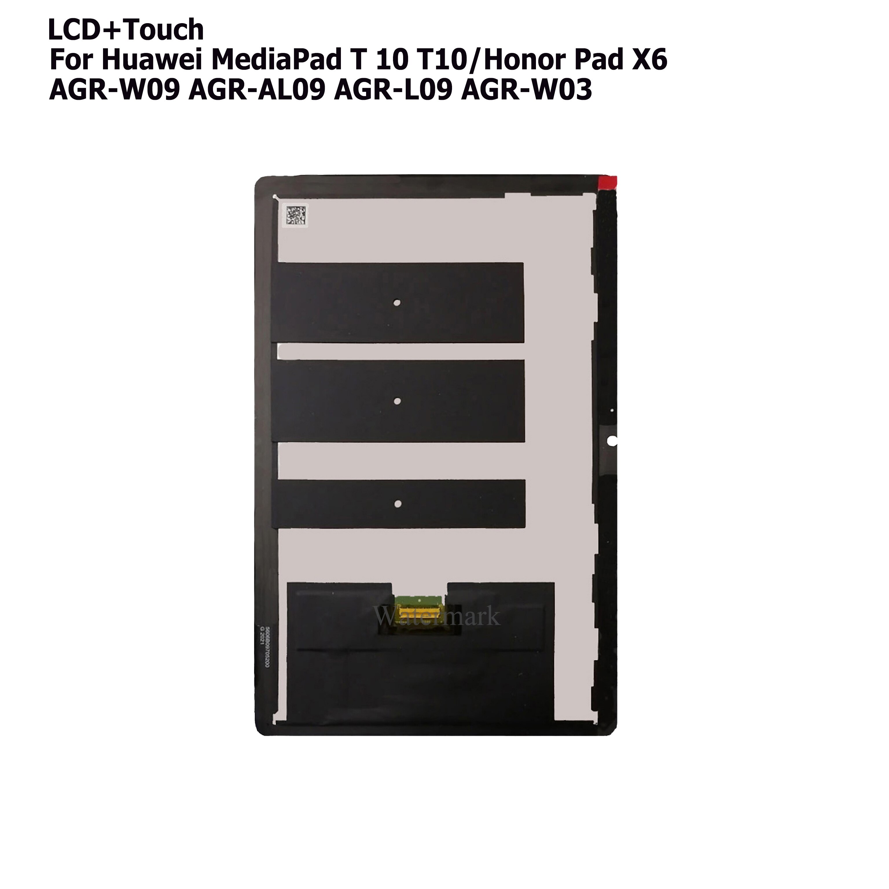9.7 &quot;LCD dla Huawei MatePad T10 T 10 AGR-L09 AGR-W09 AGR-W03 wyświetlacz dotykowy Digitizer zgromadzenie wymienić na Honor Pad X6