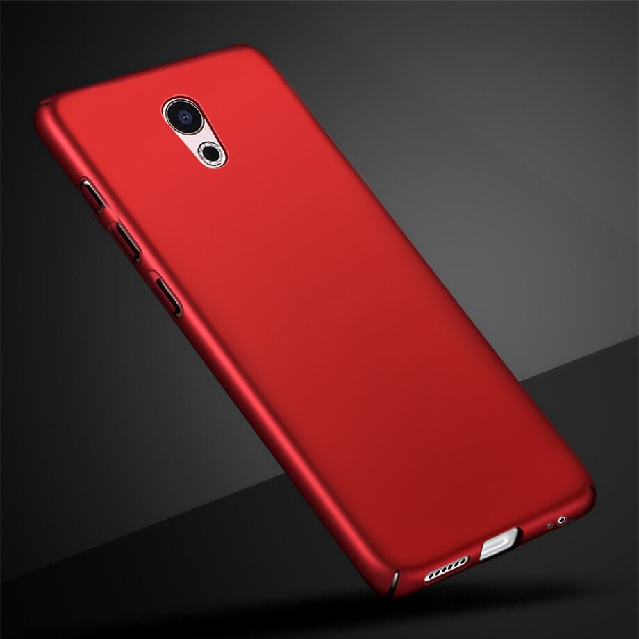 100% Originale Caso di Abitazioni di lusso per Meizu Pro 6 per Meizu Pro 6 S Del Telefono Custodie dura del PC glassata di della copertura PER IL Meizu PRO6 PRO 6 s: For Meizu Pro 6s / Red