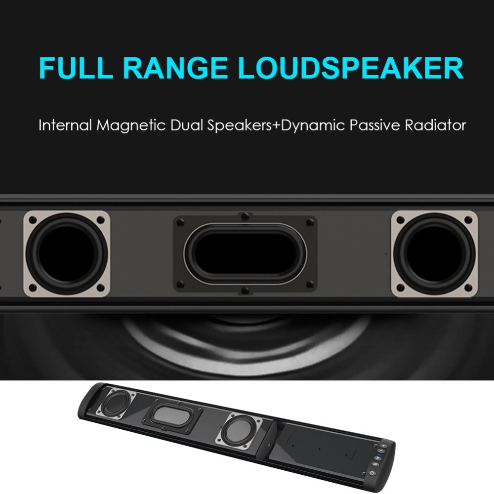 30W Tv Geluid Bar Draadloze Bluetooth Speaker Kolom Home Theater Music Center 3D Stereo Met Fm Radio Wall Mount caixa De Som