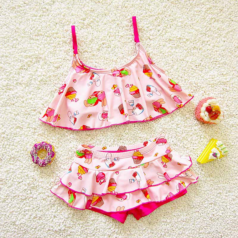 Maillot De Bain Bébé Fille Baby Version Rock - Taille 6 Mois, Rose, 100% Coton - Neuf Avec étiquettes