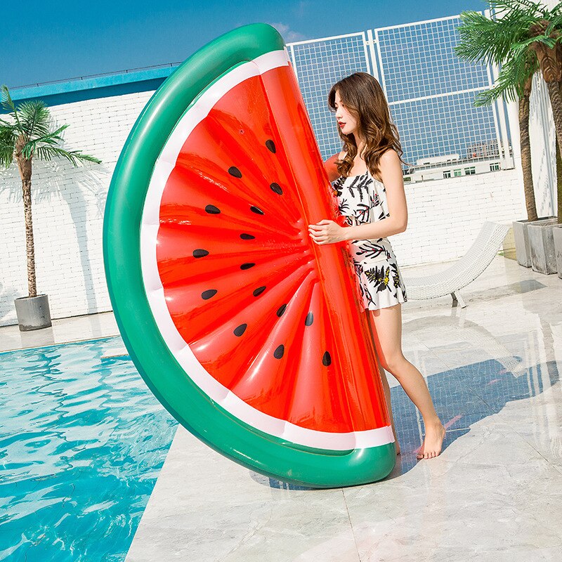 Flotador gigante para piscina, colchón inflable con anillo de natación, piña, sandía, fila flotante, EN LA Piscina de playa circular, novedad de