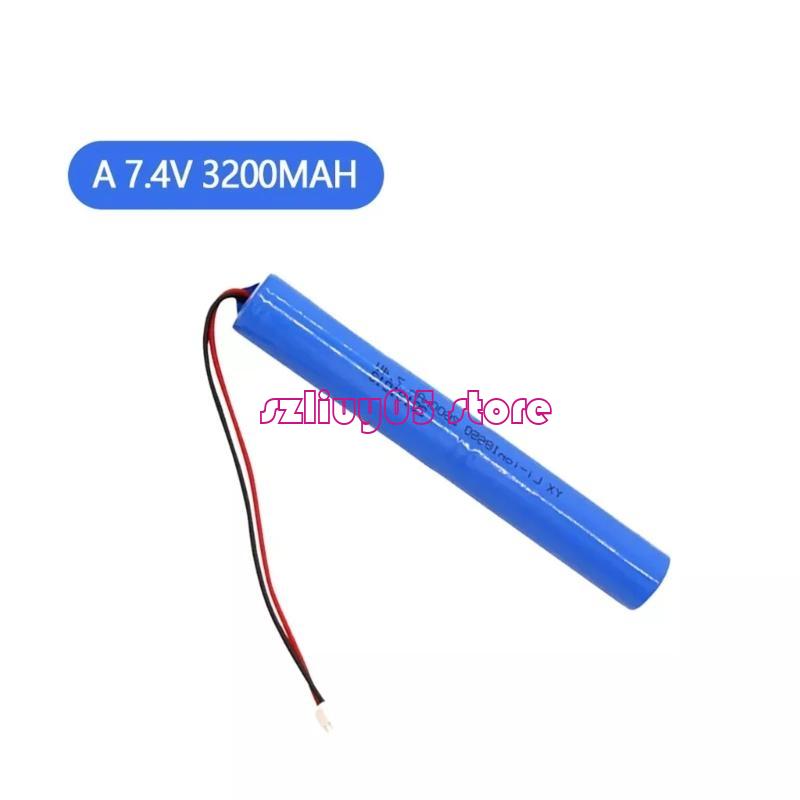 E28E 7.4V 18650 Akku 3200mAh/2600mAh/2000mah wiederaufladbare Batterien: Lila
