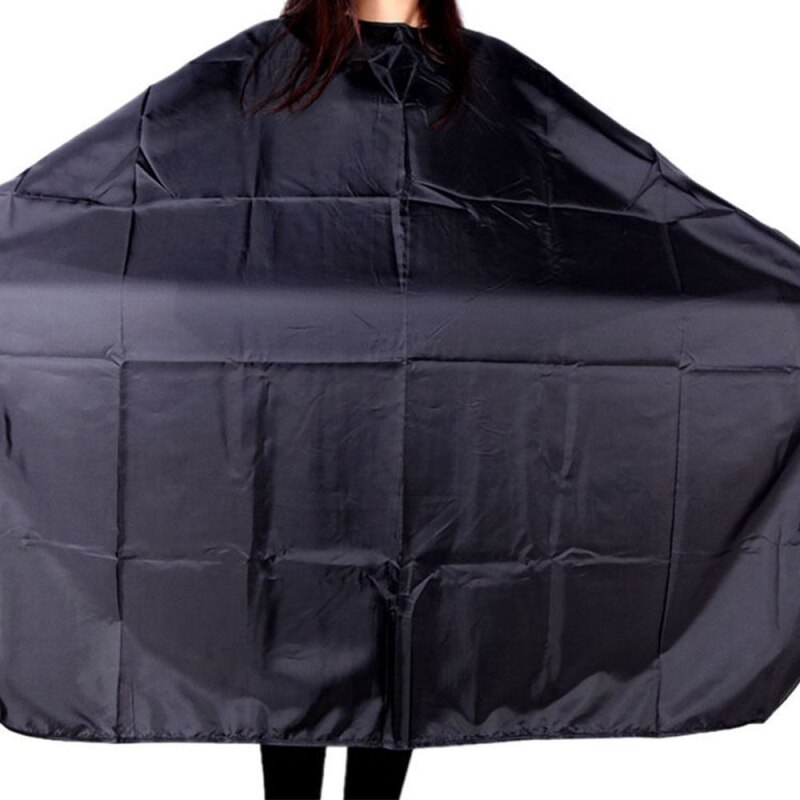 145*100cm Hairdressing Cape 3Sizes Hairs Capes Waterproof Haircut Hairdressing Barber Cloth Solid Black Apron Full Size Cover