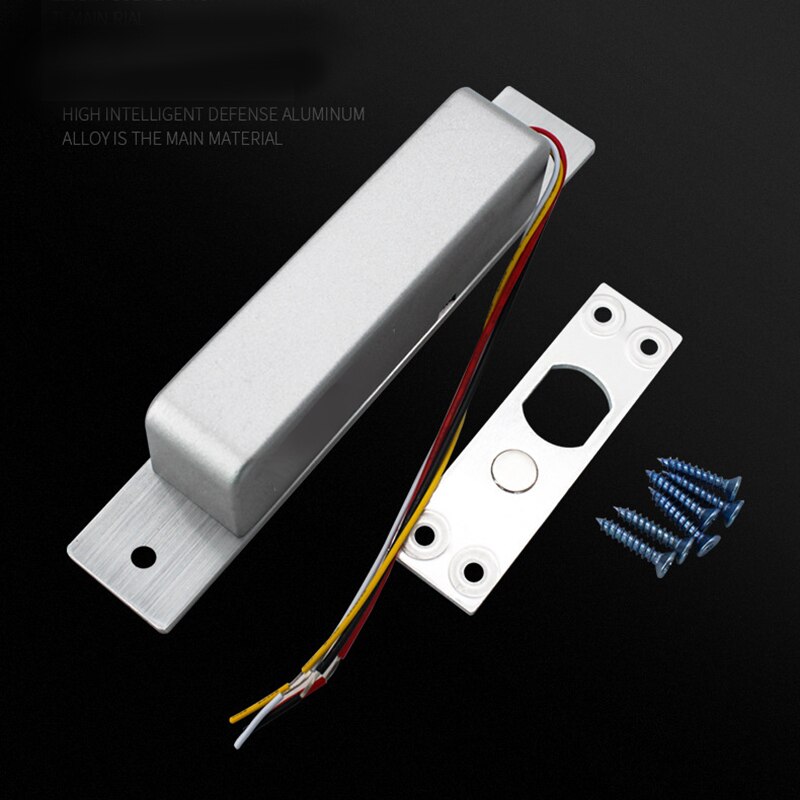 Electric Bolt Mortise Door Lock Fail Safe Fail Secure with Feedback for Wooden/Glass/Security/Office Door Lock System NC/NO