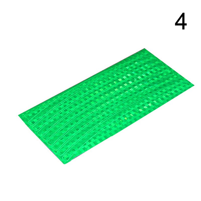 Pegatina reflectante para neumáticos de bicicleta pegatinas para llantas de rueda llanta de bicicleta, reflectantes fluorescentes, accesorios para ciclismo de montaña: A4