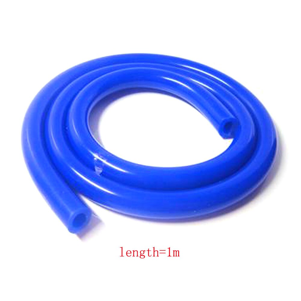 Vacuum Auto Hose Car Full Silicone Fuel/Air /Line/Pipe/Tube 6mm/1/4" 1 Meter 3.3ft Blue