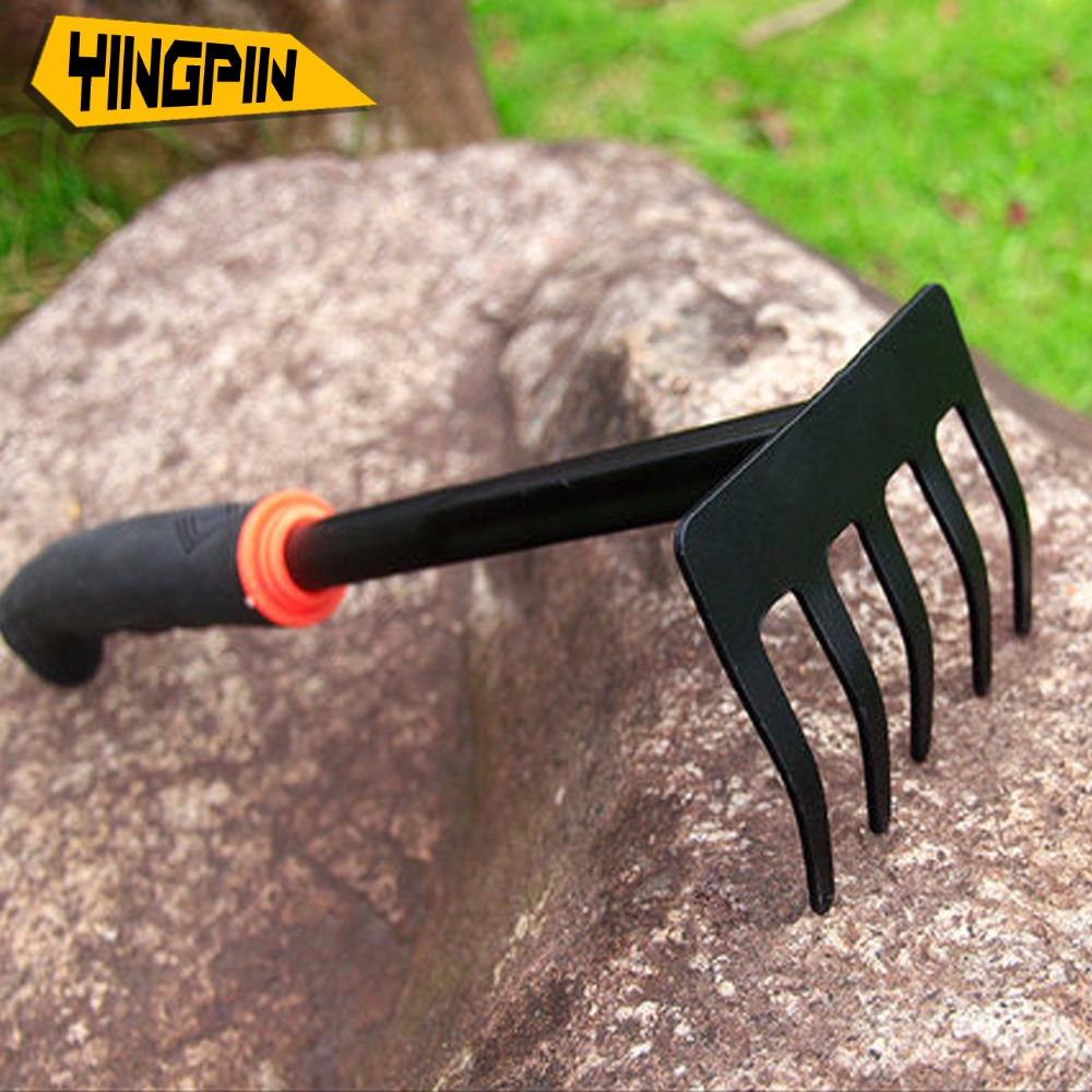 Spade Shovel Harrow Set Gardening Tools Potted Plants Maintenance Suit With Wooden Handle Garden Tool.