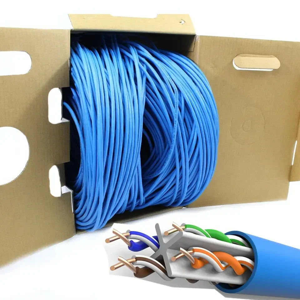 Cat6 Ethernet Cable Rj45 Lan Cable CAT 6 Network Patch Cable 50M 5M UTP RJ45 Network Patch Cable for PS PC Internet Modem Router