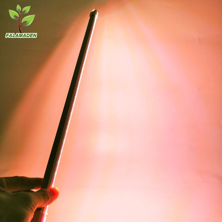 Volledige spectrum + roze LED grow light 12 W 54 cm planten lamp worden gebruikt voor orchidee vetplant zaaien en andere groenten of fruit