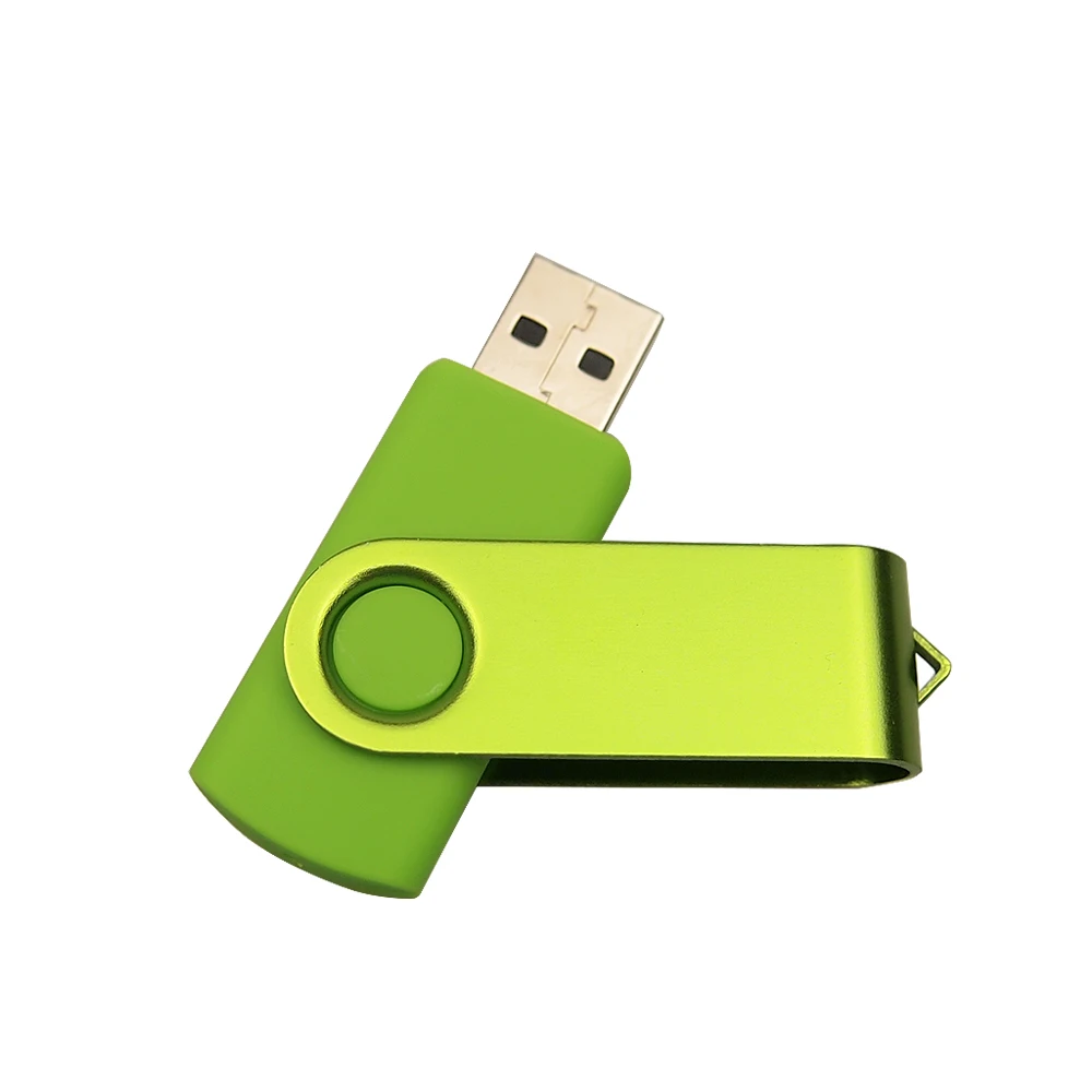 Metal USB Flash Drive 4GB 8G 32GB 16GB 64GB Waterproof Usb 2.0 Pendrive Portable Memory Stick for: green / 4GB