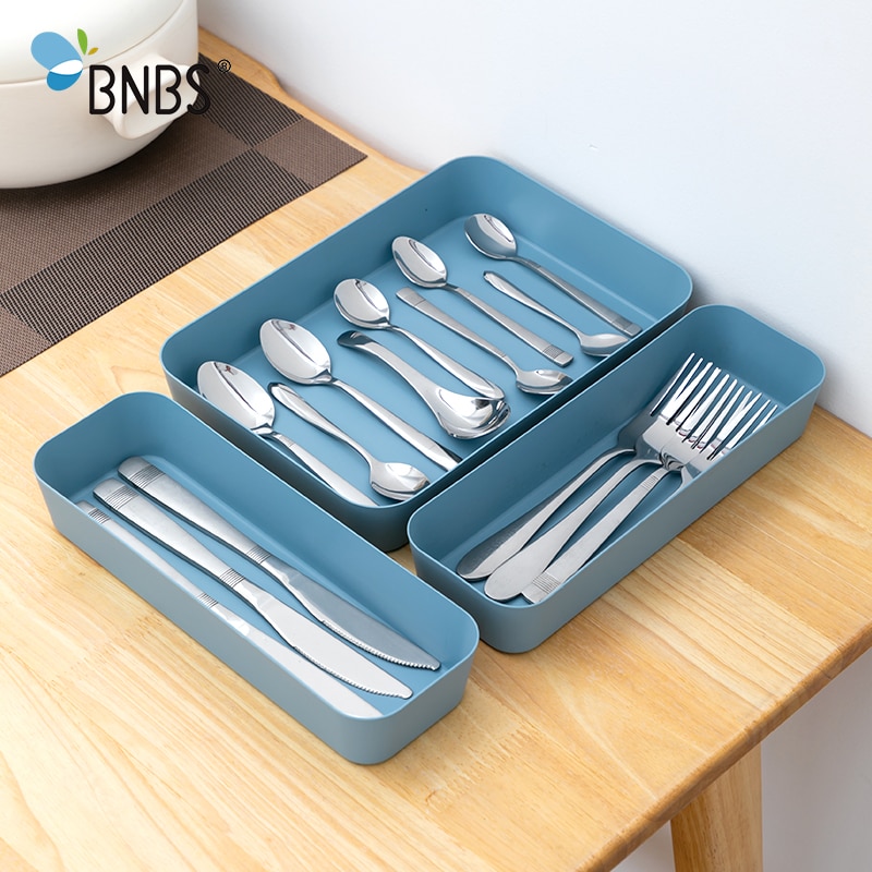 BNBS Kitchen Plastic Drawers Cutlery Organizer Storage Cabinet Dividers For Drawers Units Separator For Boxes Cutlery Tray Box