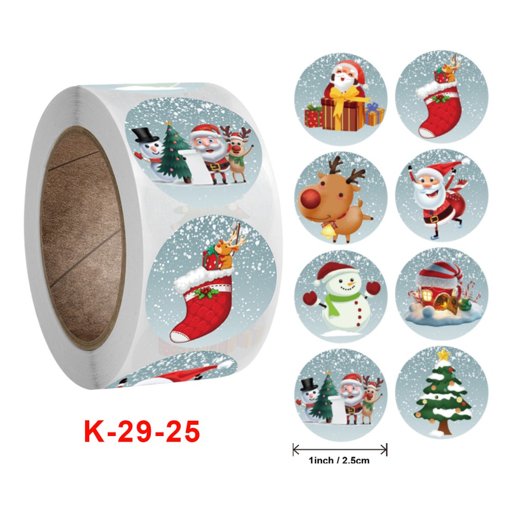 50-500Pcs Cartoon Merry Christmas Tree Label kids Stickers for Package Wrapping Festival Party Baking Paper Seal Stickers: 900*2000*150MM / PURPLE