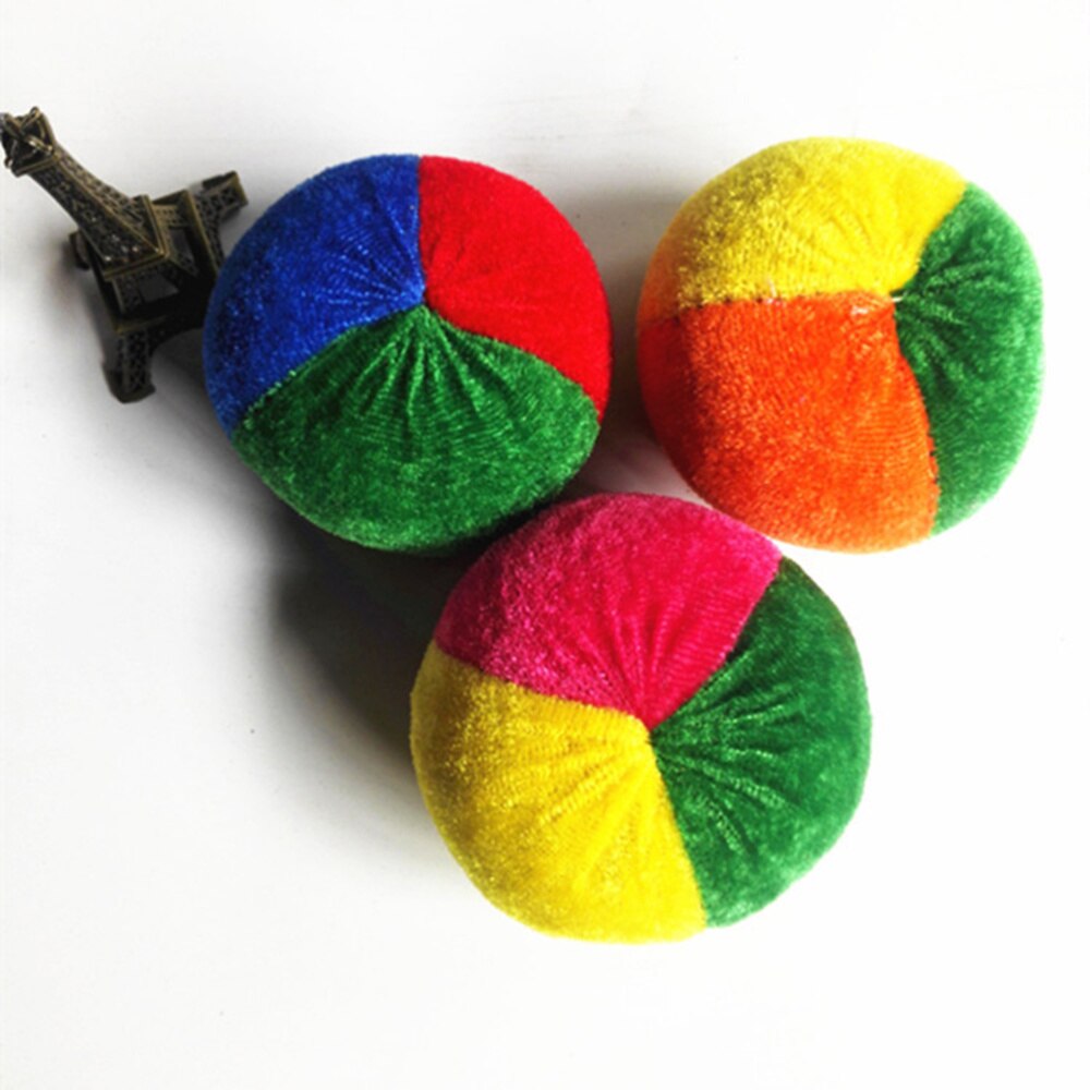 20pcs tessuti morbidi palline da giocoleria Set divertente giocattolo da gioco all&#39;aperto al coperto per bambini bambini (colore casuale): Default Title