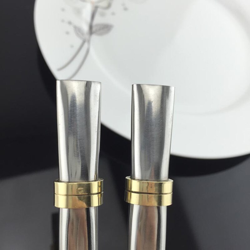 Łyżka słomka robić picia ze stali nierdzewnej filtr robić herbaty Yerba kumpel słomki robić herbaty Bombilla gurda wielokrotnego użytku akcesoria robić herbaty akcesoria barowe