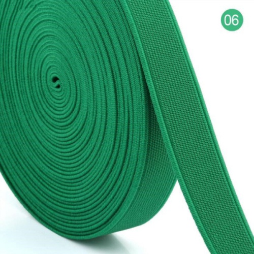 FISHWAVES 20MM 13 Kleuren DIY Naaien Levert Elastische Tape Band Singels Hand gemaakt Riem voor Kleding Tas Naaien Riemen accessoires: Color 6 as photo