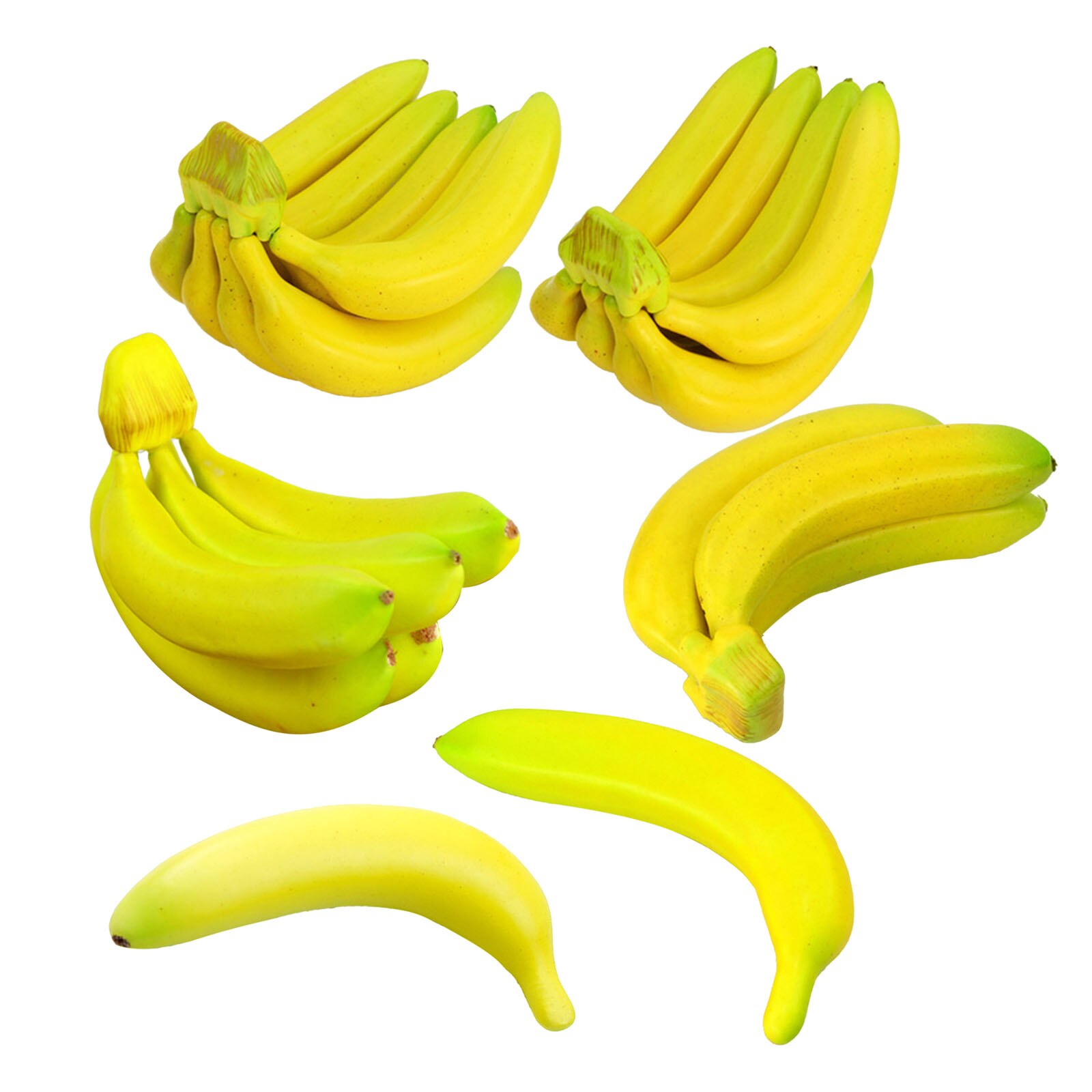 Kunstmatige Bananen Decoratieve Plastic Fruit Realistische Kom Display Bakkerij Fotografie Decoraties