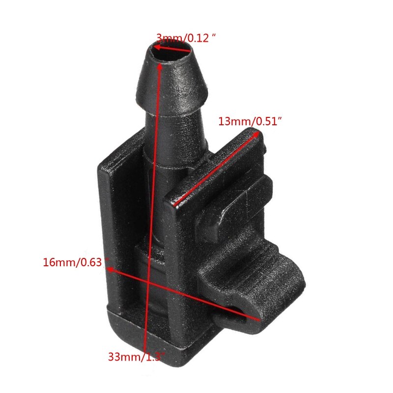 Buse de pulvérisation de lave-glace avant de voiture, 2 pièces, pour Renault Megane 2 3 Mk2 mk3 Scenic 2 Laguna Fluence OE , 8200082347